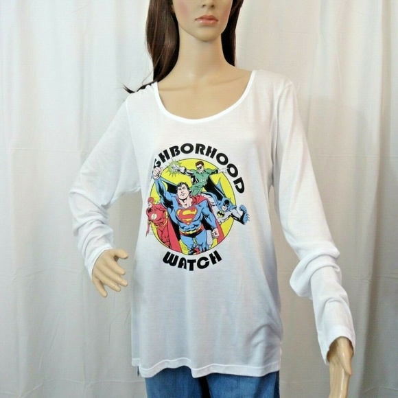 DC Comics Tops - 🐧 Justice League Neighborhood Watch Top Tee